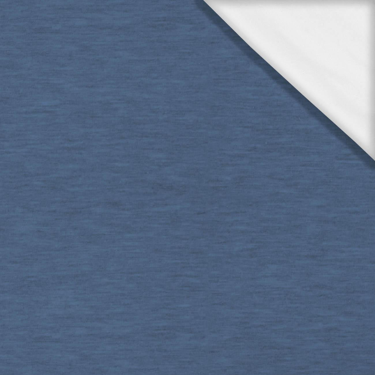 MELANGE BLUE- single jersey with elastane ITY