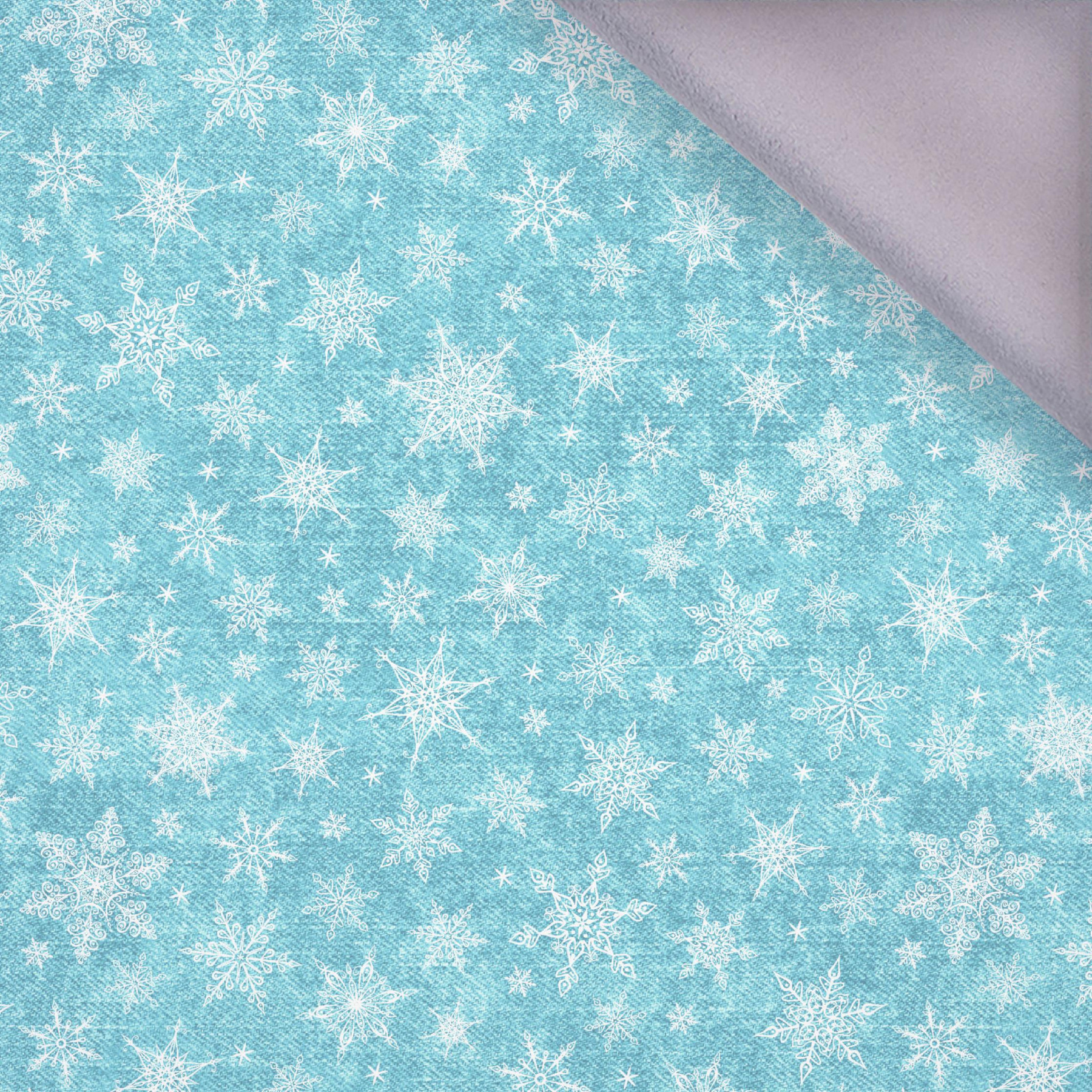 SNOWFLAKES PAT. 2 / ACID WASH SEA BLUE - softshell