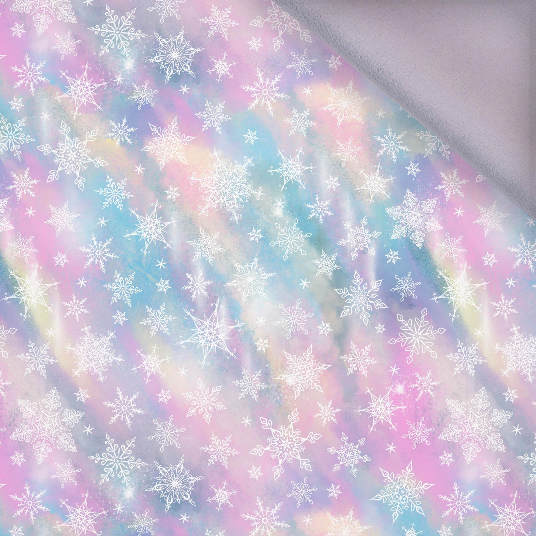 SNOWFLAKES PAT. 2 / RAINBOW OCEAN pat. 3 - softshell