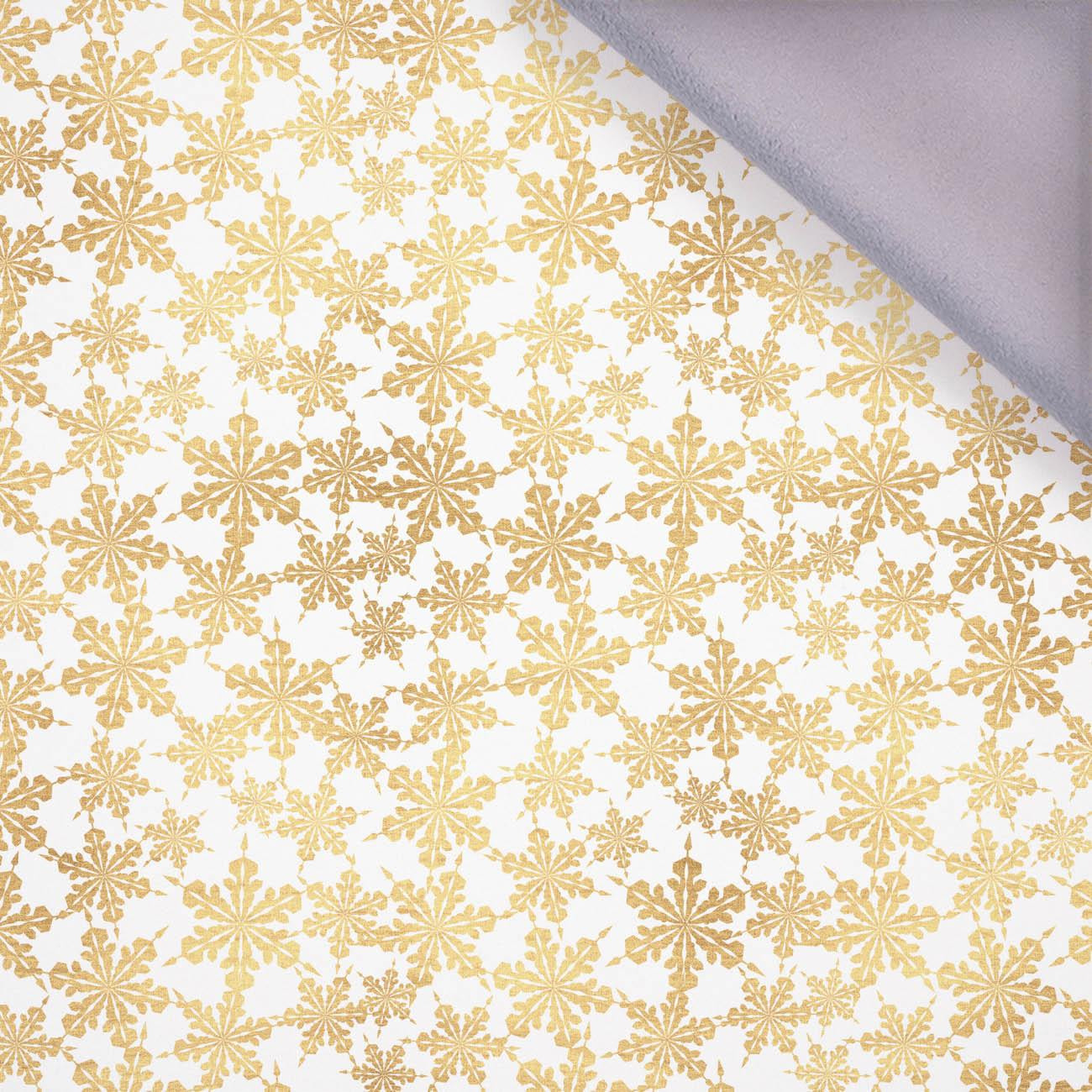 GOLDEN PAPER SNOWFLAKES (WHITE CHRISTMAS) - softshell