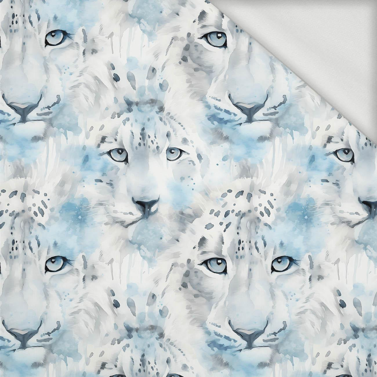 SNOW LEOPARD PAT. 2 - looped knit fabric