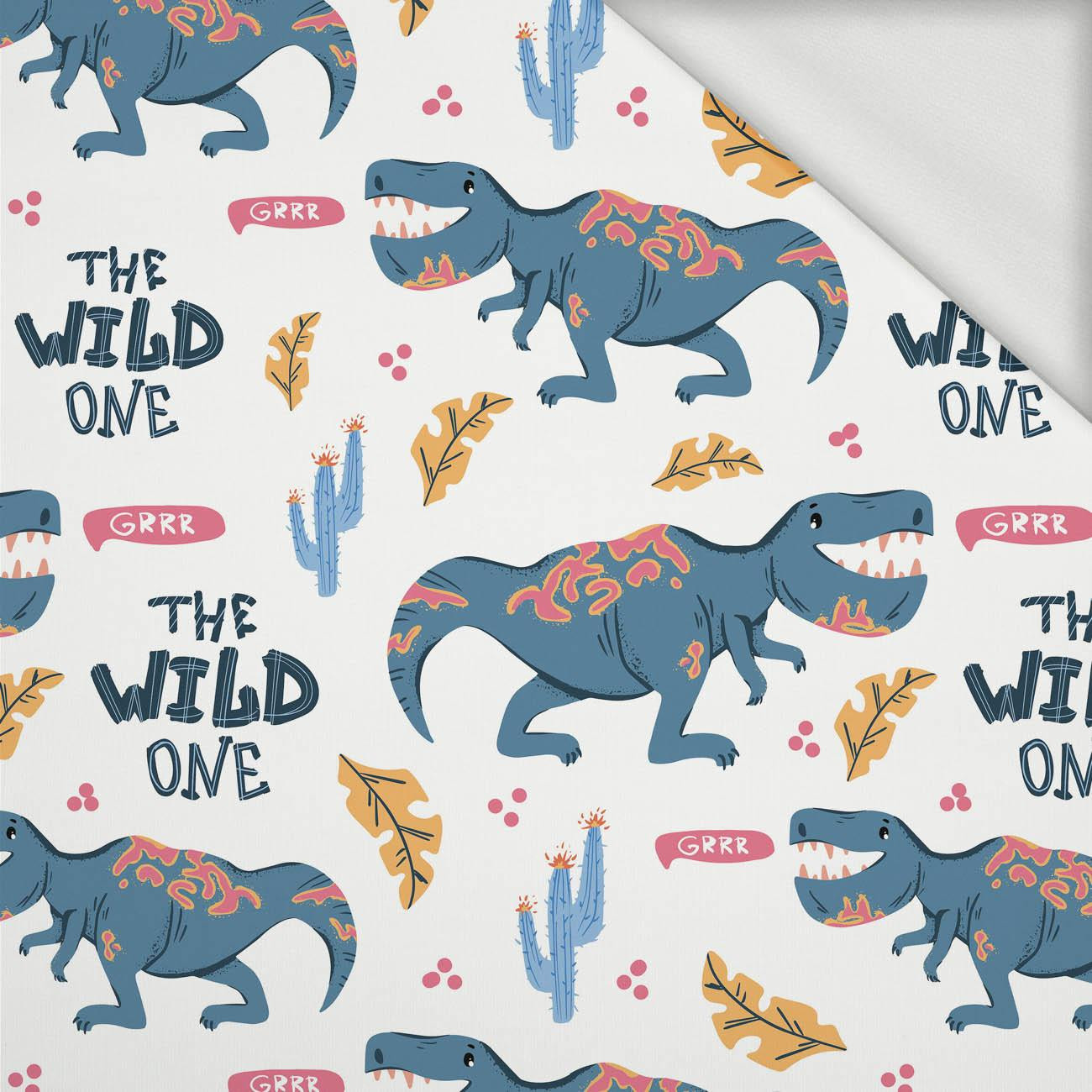 DINO / THE WILD ONE - looped knit fabric