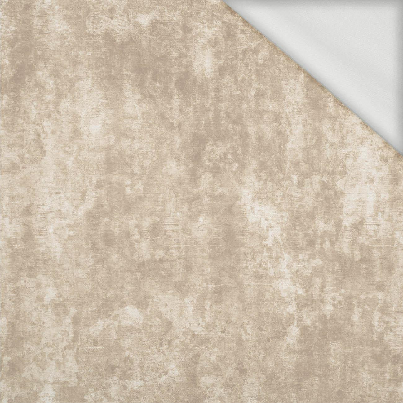 GRUNGE (beige) - looped knit fabric
