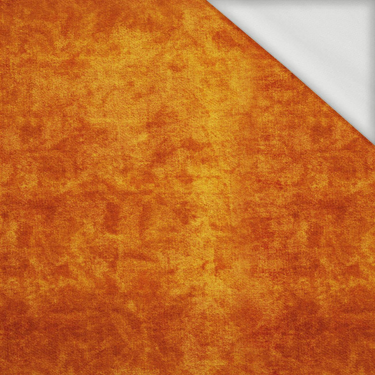 AUTUMN BATIK  / orange (AUTUMN COLORS) - looped knit fabric