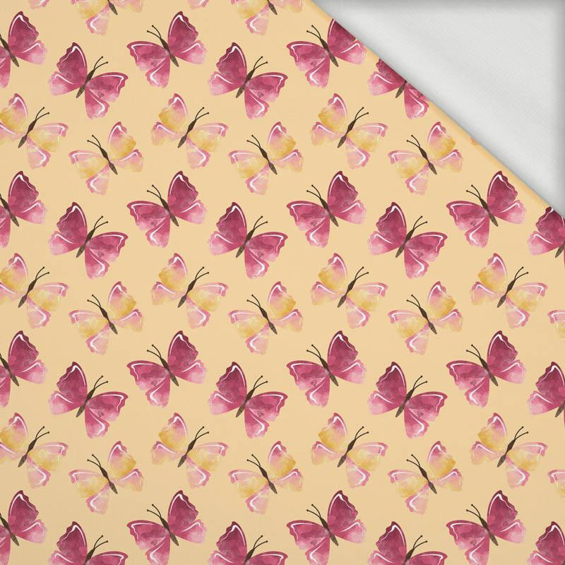 BUTTERFLIES (BEARS AND BUTTERFLIES) - looped knit fabric