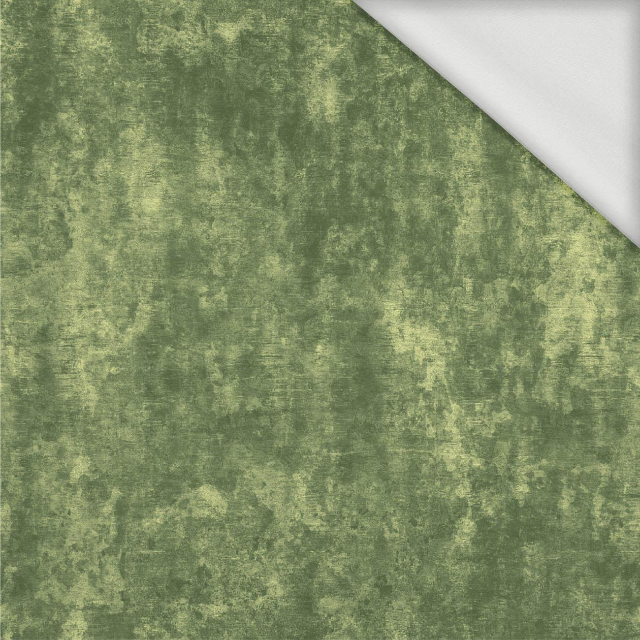 GRUNGE (olive) - looped knit fabric