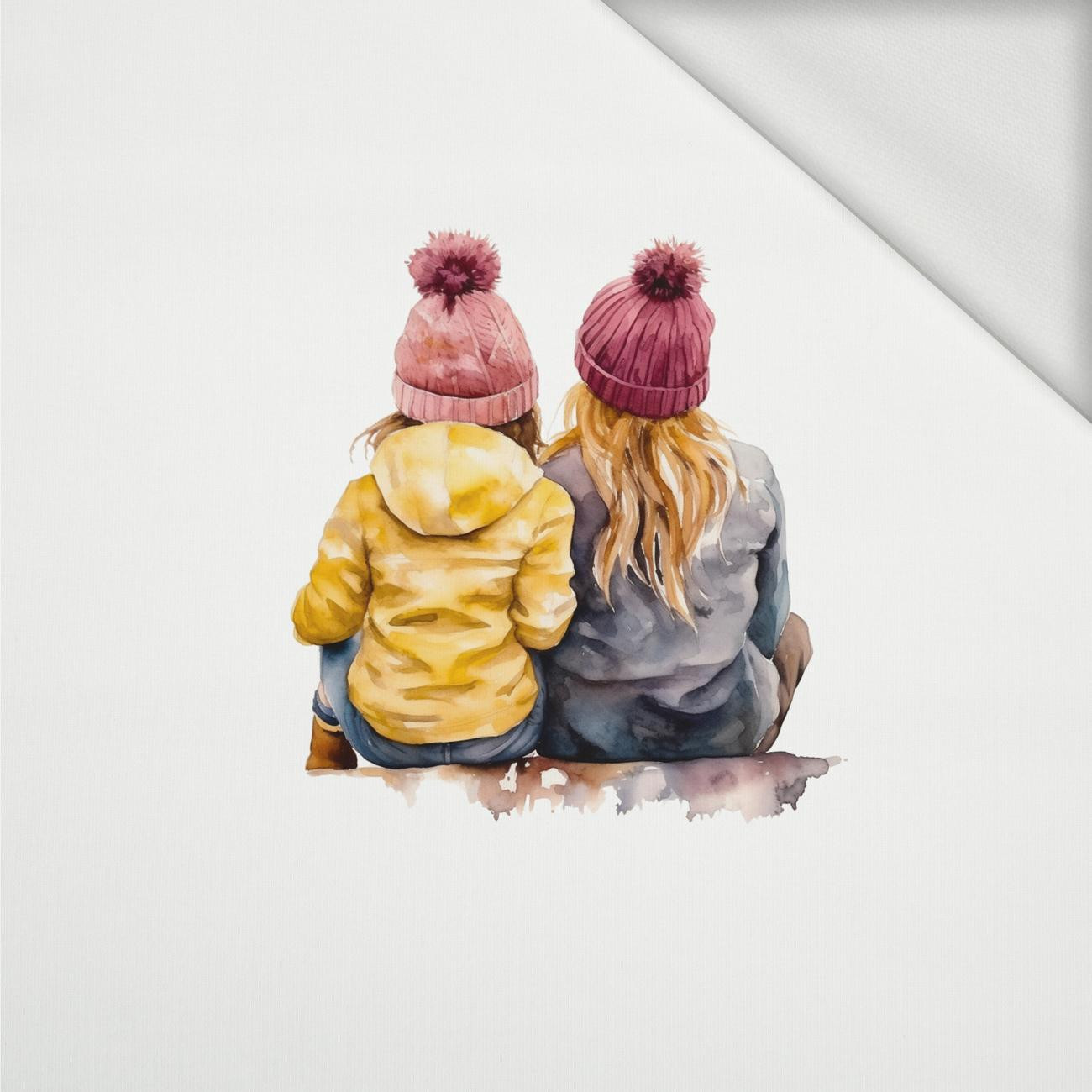 FRIENDSHIP - panel (60cm x 50cm) looped knit