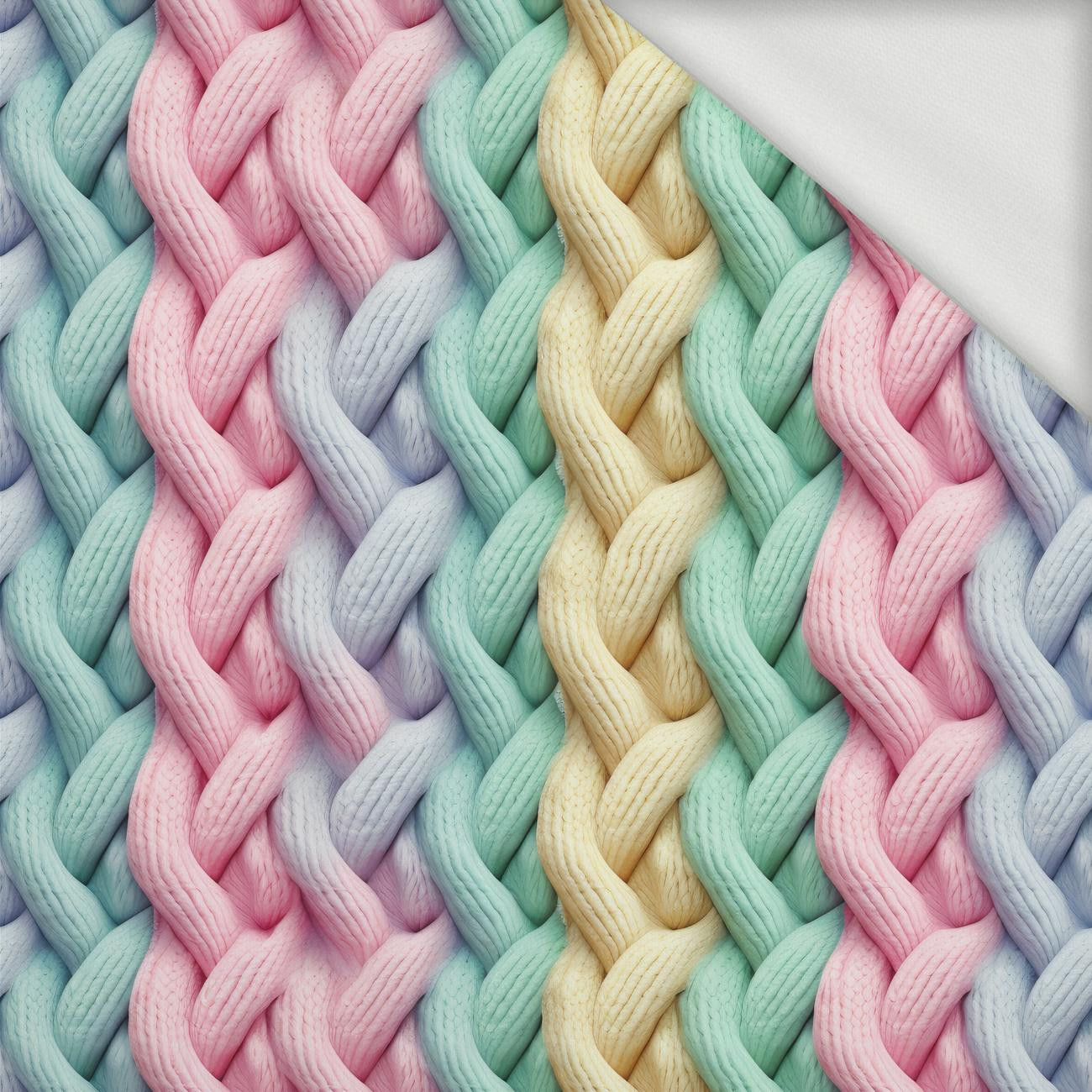 IMITATION PASTEL SWEATER PAT. 2 - looped knit fabric
