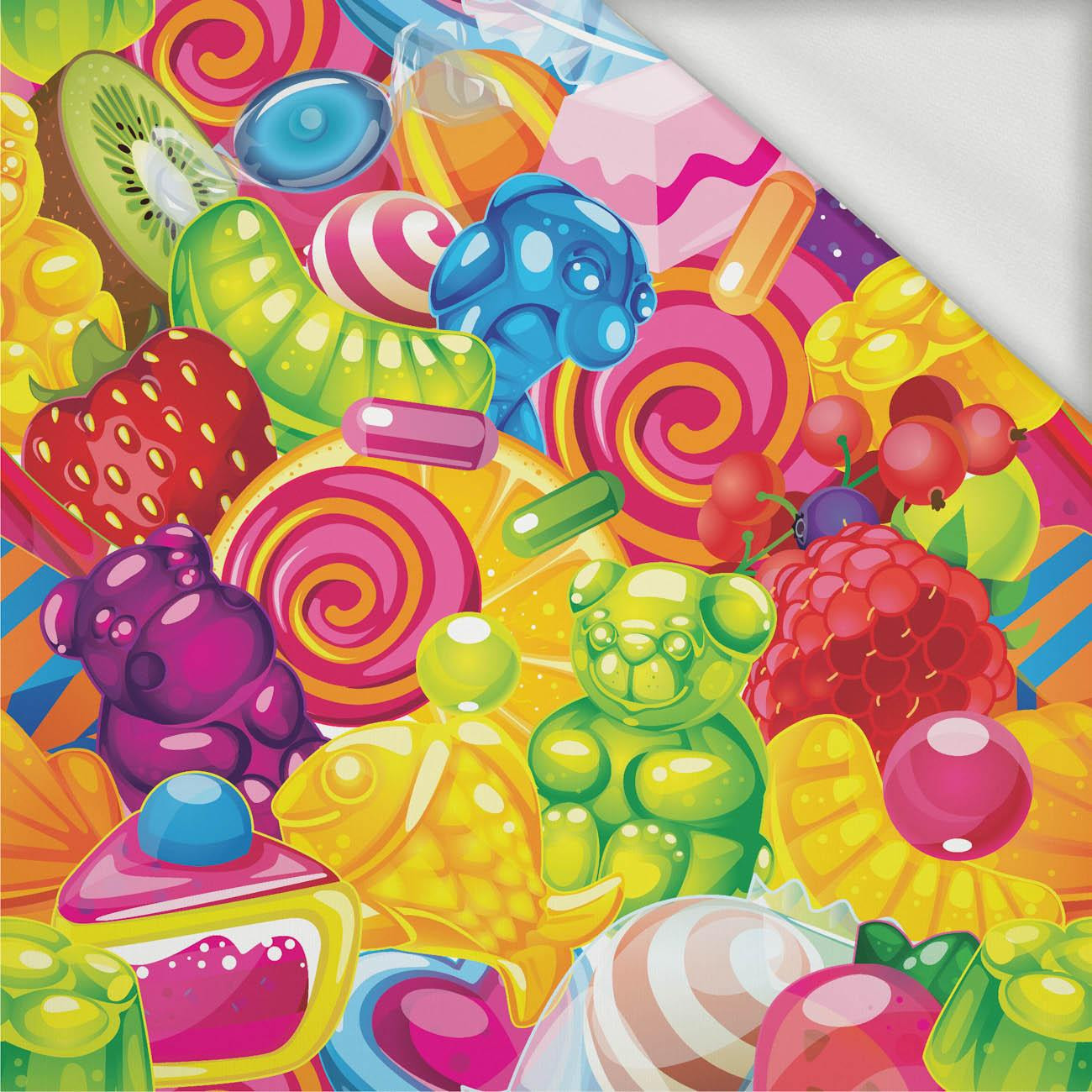 GUMMY CANDY - looped knit fabric
