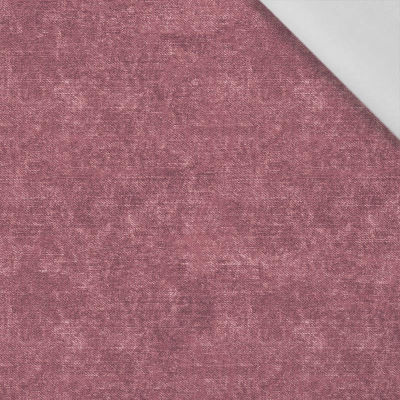 ACID WASH / MAROON - Cotton woven fabric