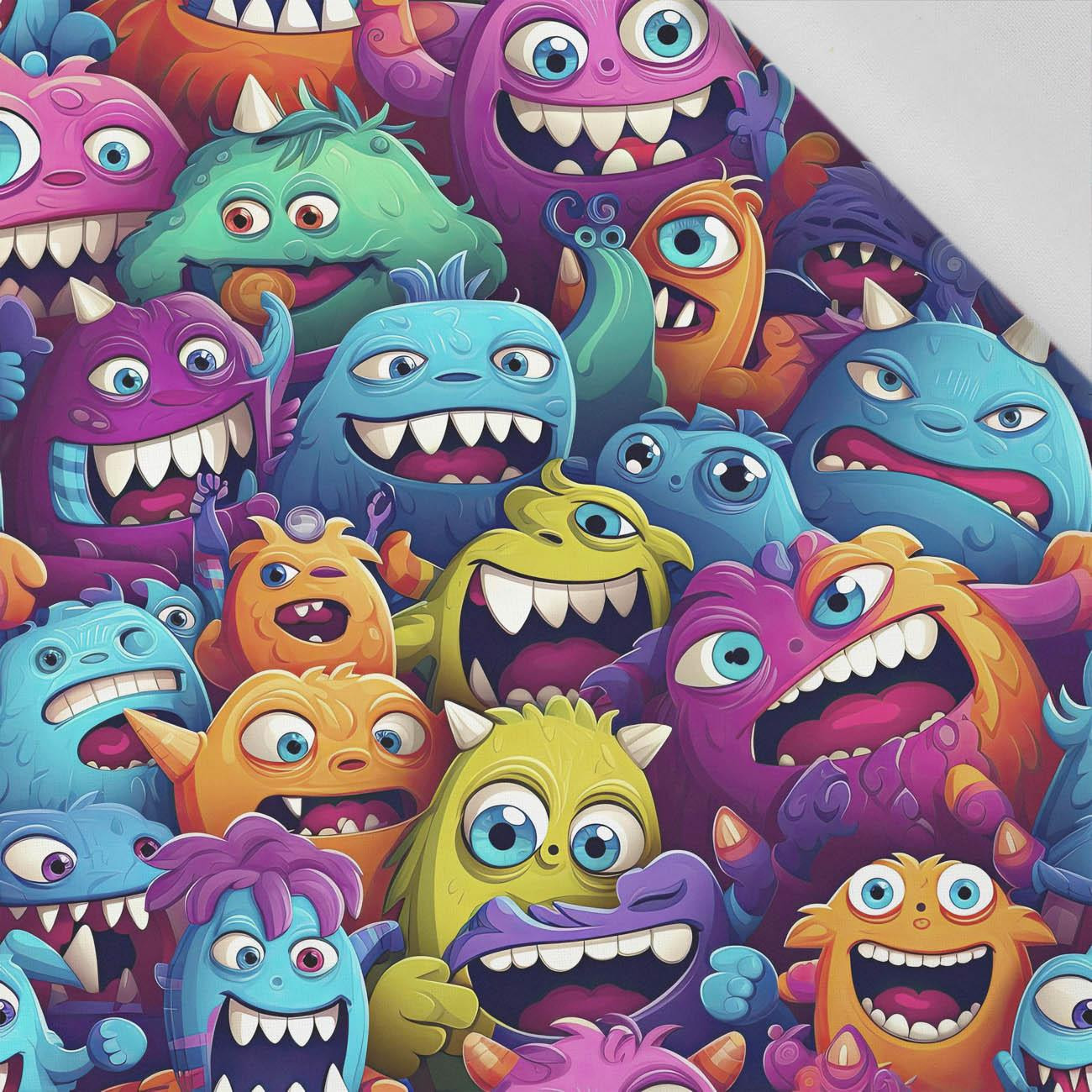 CRAZY MONSTERS PAT. 1 - Cotton woven fabric