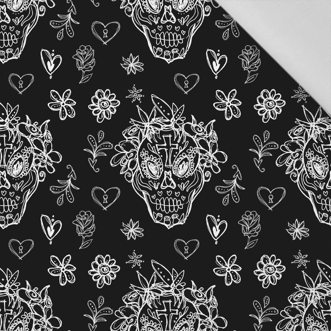 SKULLS CONTOUR / garland (DIA DE LOS MUERTOS) - Cotton woven fabric