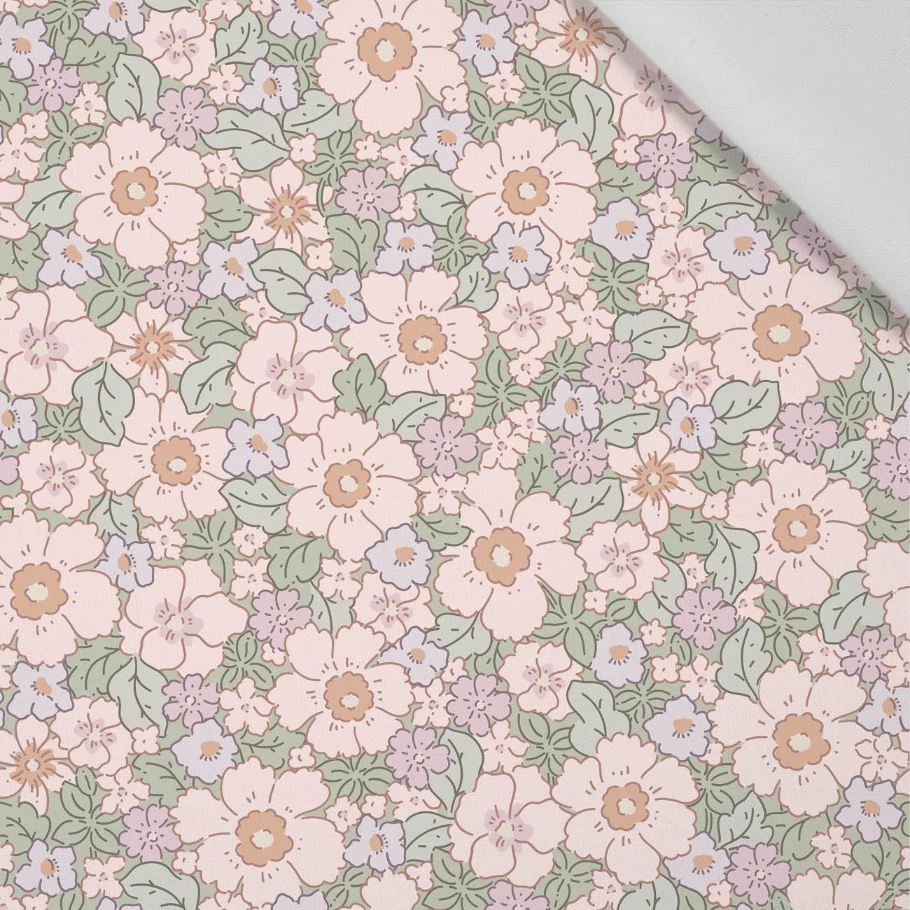 PASTEL FLOWERS PAT 2 - Cotton woven fabric