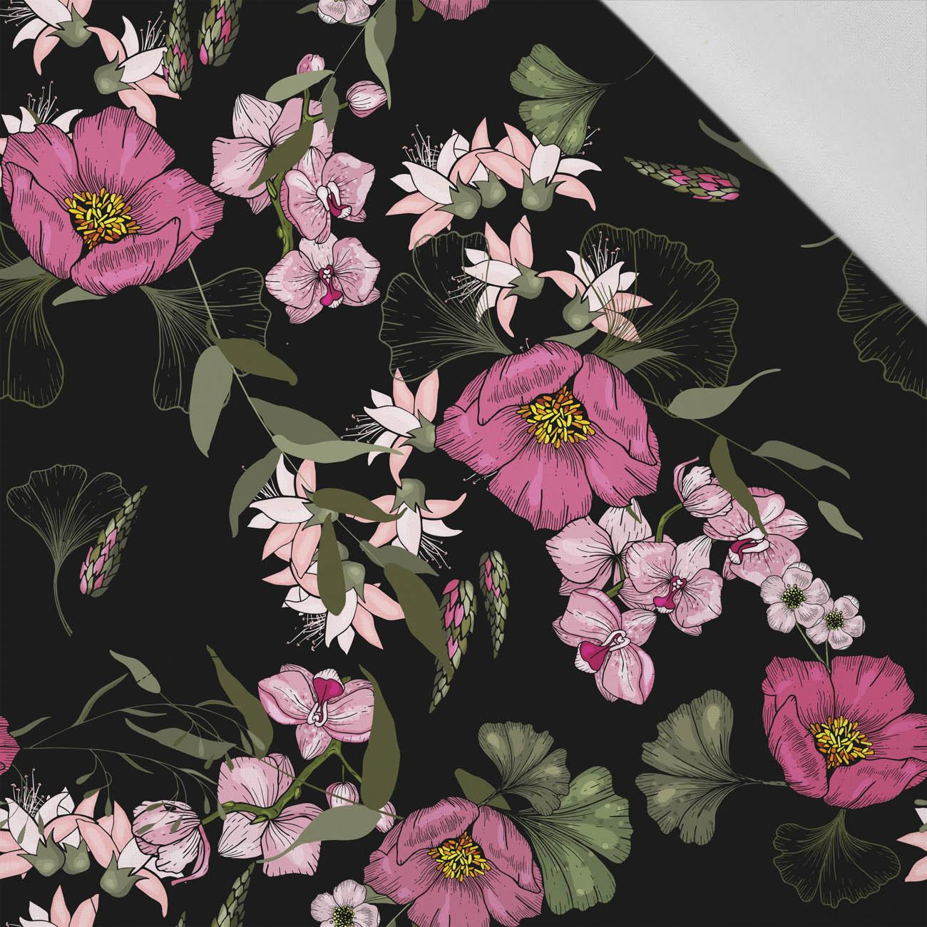 PINK FLOWERS PAT. 2 - Cotton woven fabric