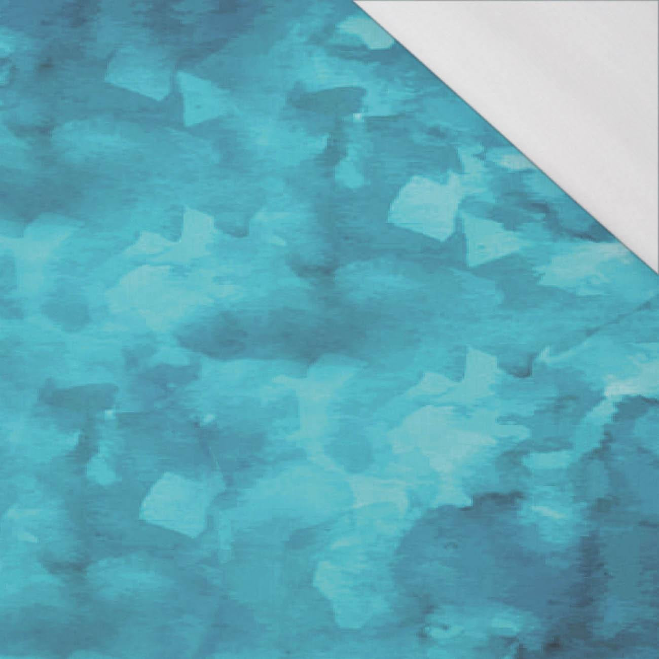 CAMOUFLAGE pat. 2 / sea blue - single jersey with elastane 