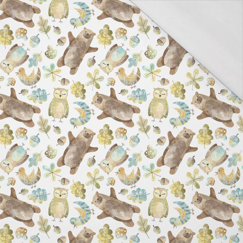 FOREST MIX (FOREST ANIMALS) - single jersey with elastane 