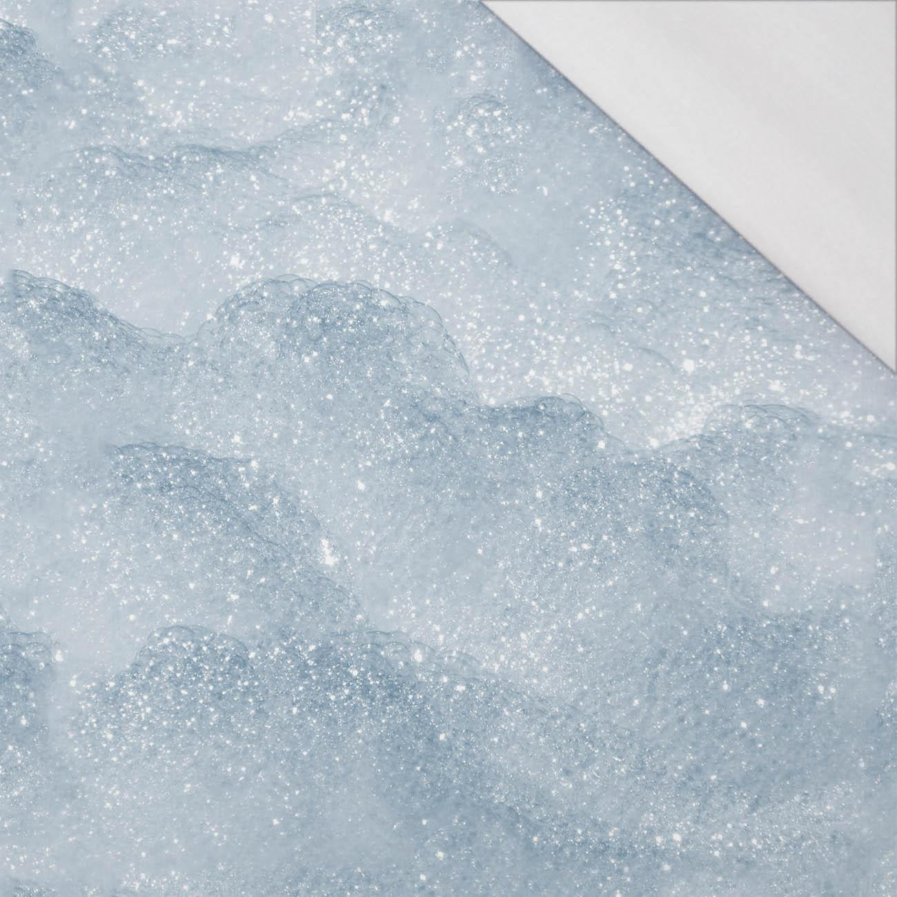 SNOW / light blue (PAINTED ON GLASS) - single jersey with elastane 
