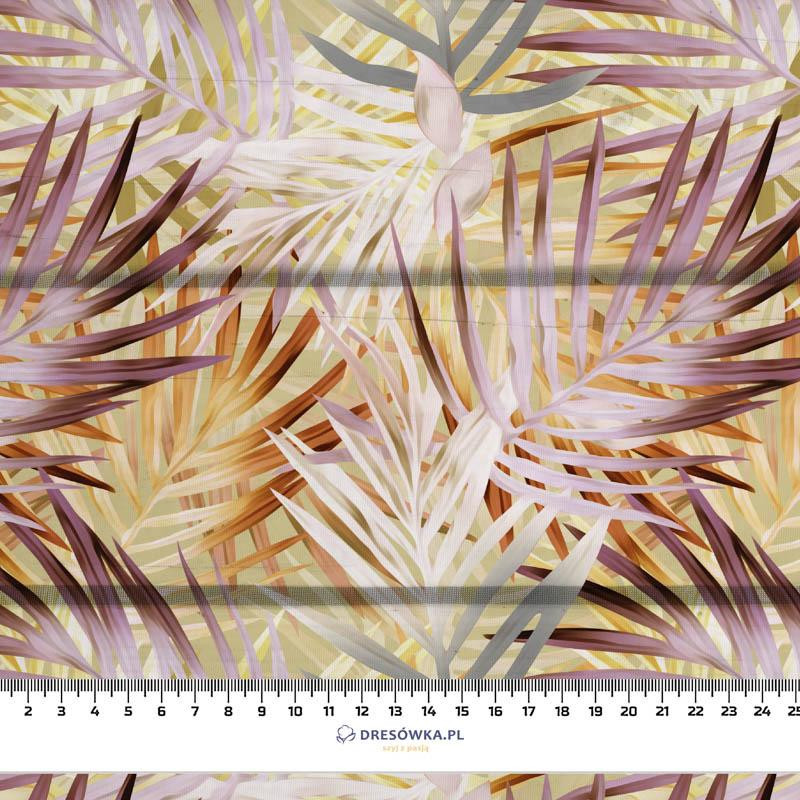PALM LEAVES pat. 2 (gold) - chiffon tulle