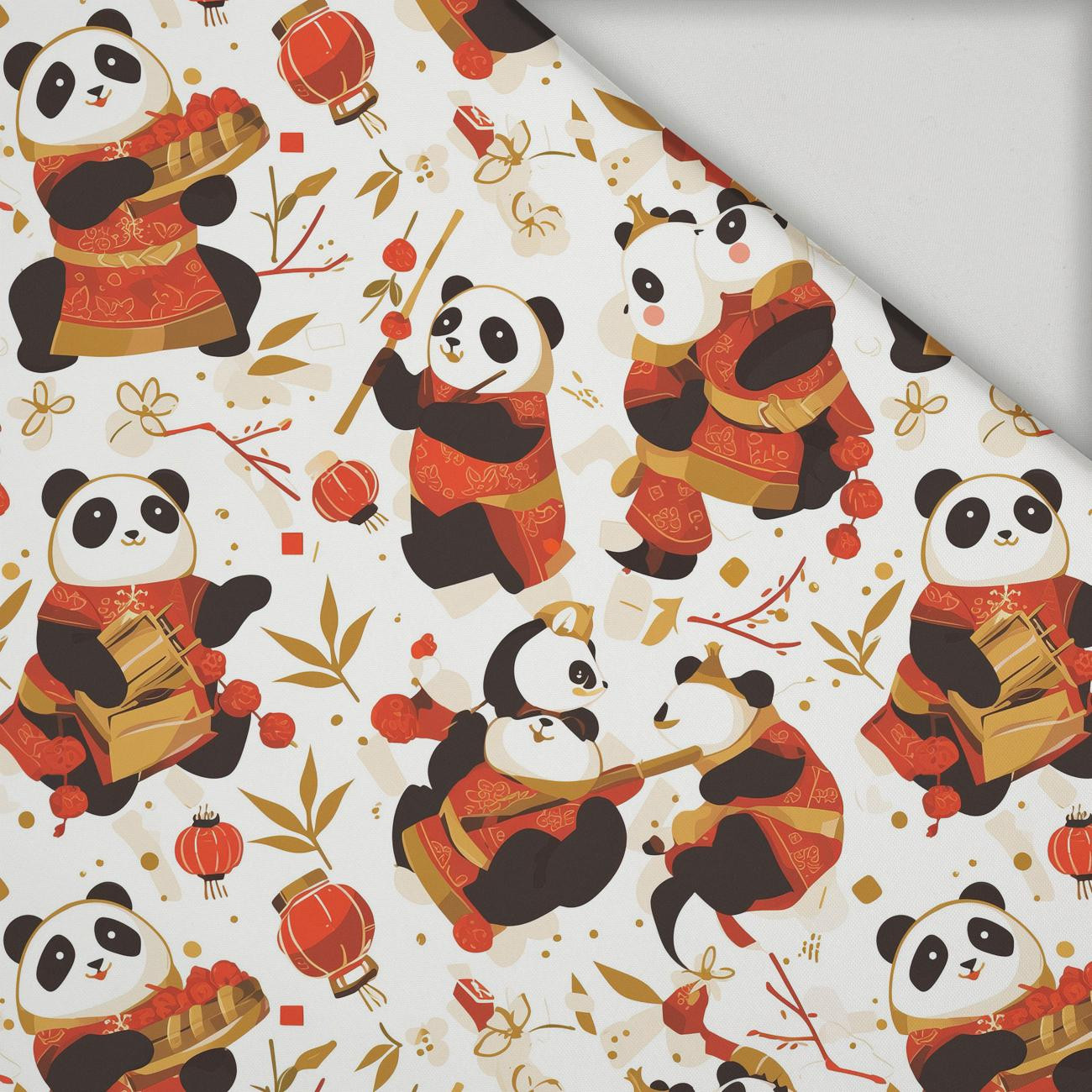 CHINESE PANDAS - quick-drying woven fabric