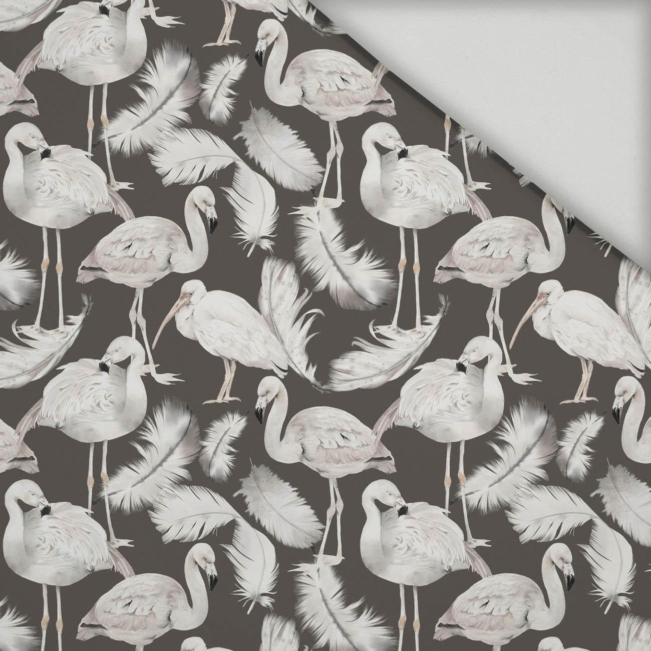 WHITE BIRDS - quick-drying woven fabric