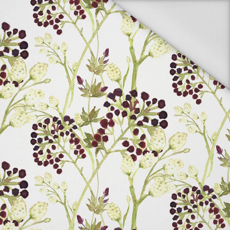 ELDERBERRY (BLOOMING MEADOW) - Waterproof woven fabric