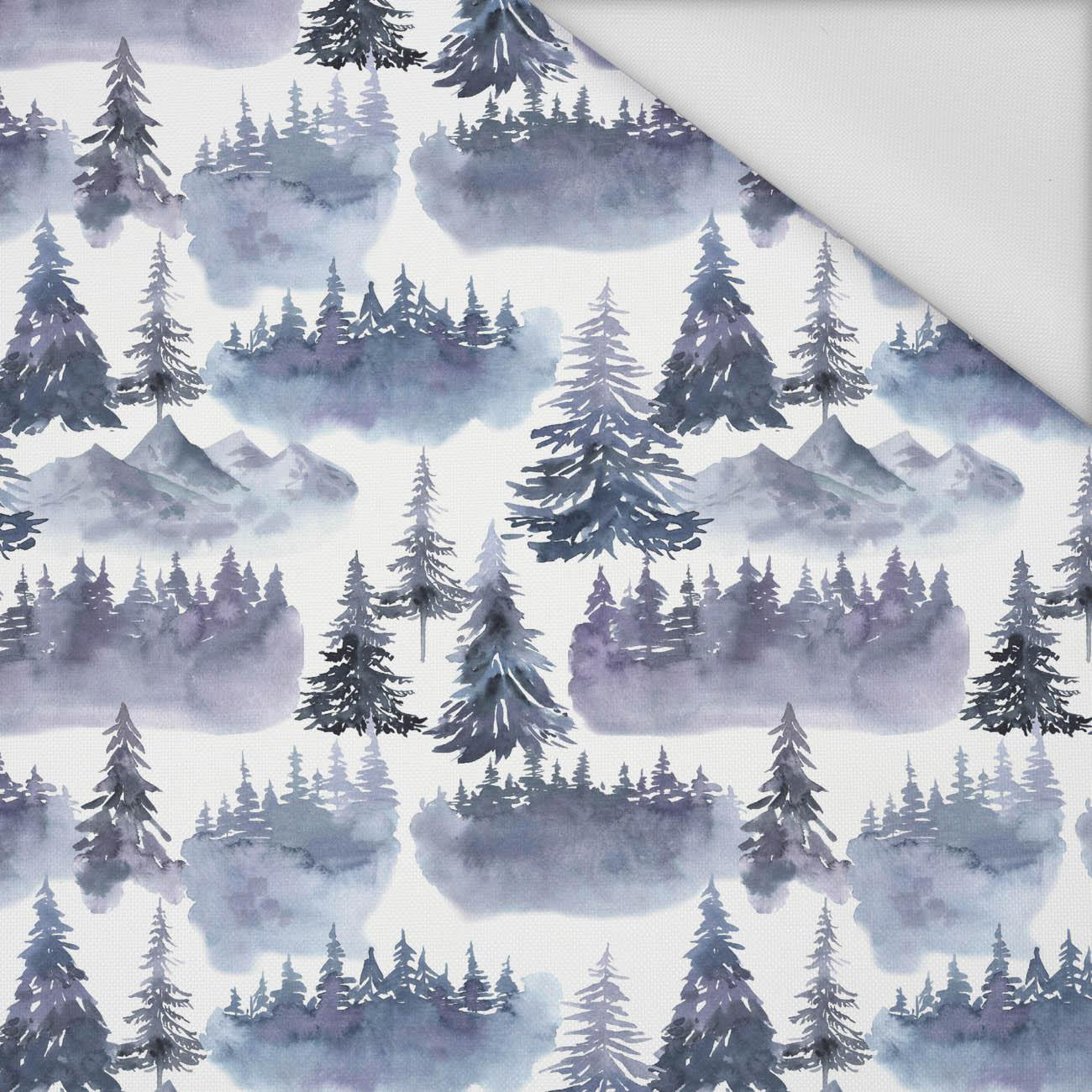 FOREST LANDSCAPE (PAINTED FOREST) - Waterproof woven fabric