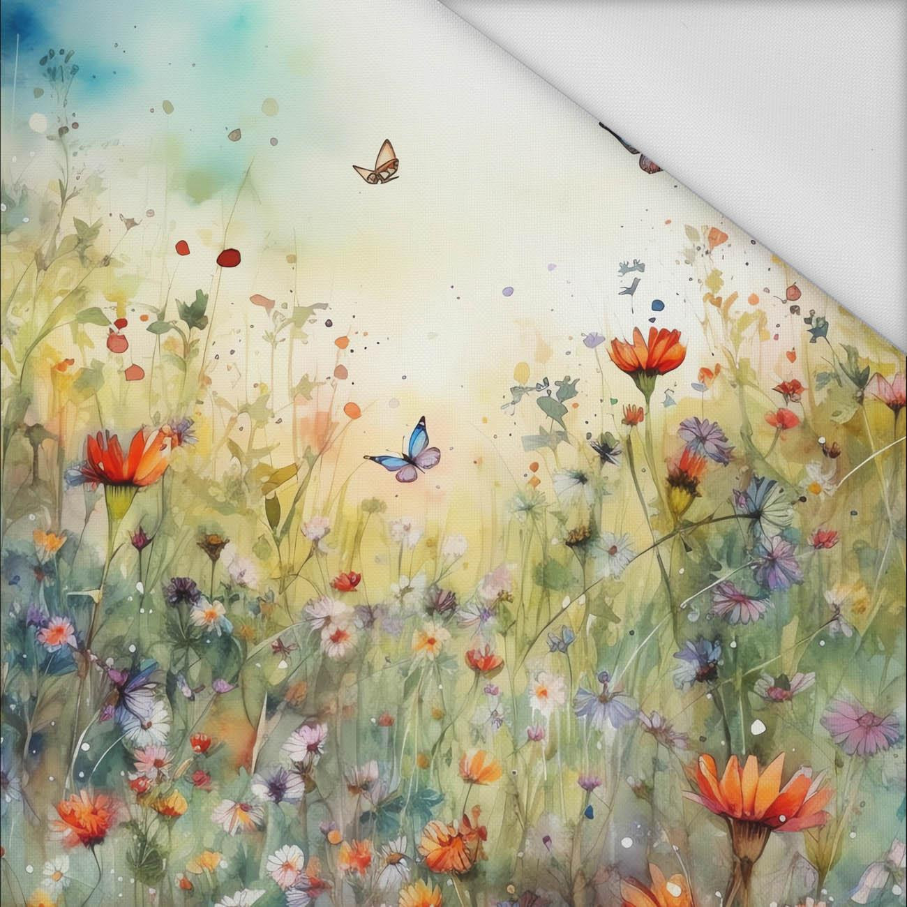 MAGIC MEADOW PAT. 1 - panel (75cm x 80cm) Waterproof woven fabric