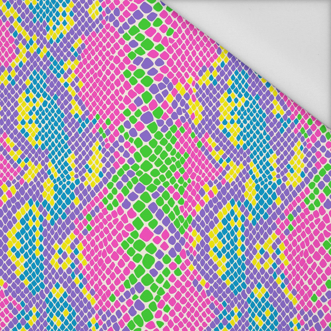 NEON SNAKE'S SKIN PAT.1  - Waterproof woven fabric