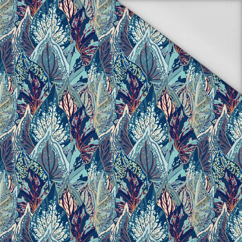 BLUE LEAVES (VINTAGE) - Waterproof woven fabric