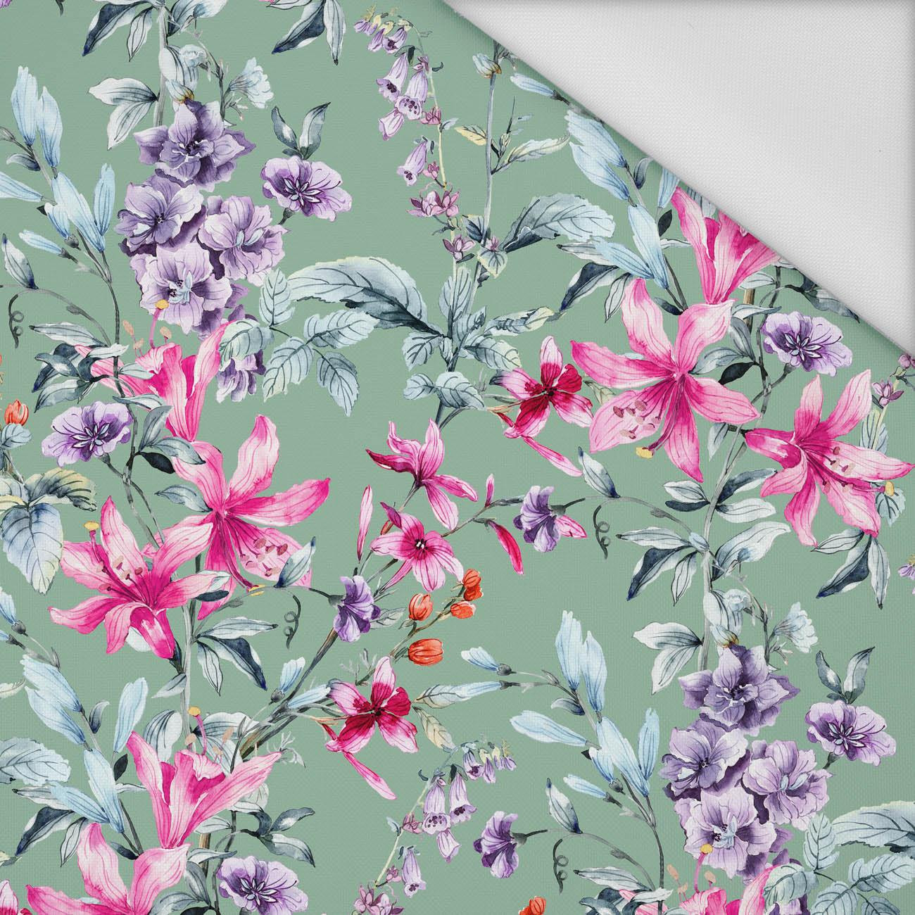 SPRING MEADOW pat. 3 - Waterproof woven fabric