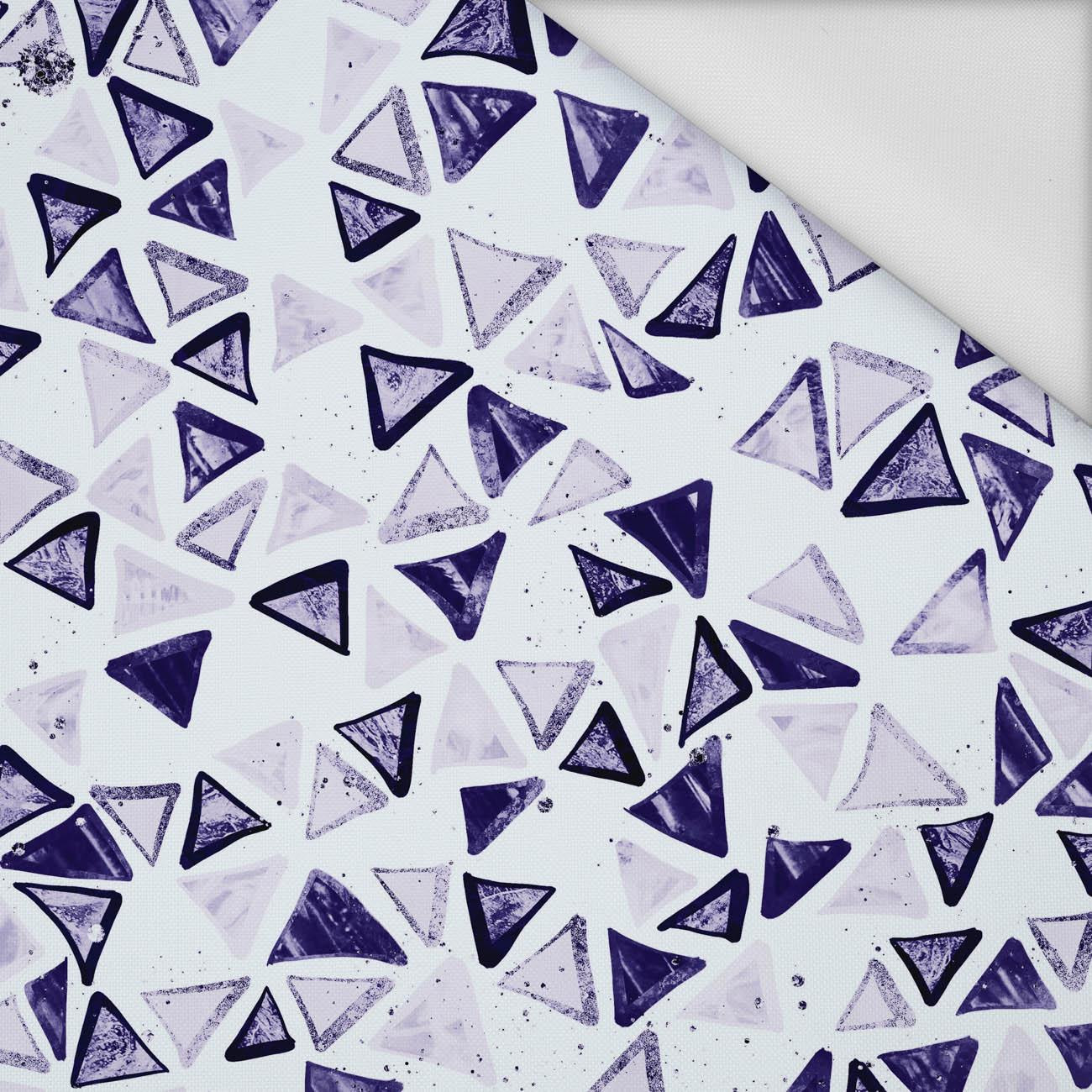 TROPICAL TRIANGLES no. 2 (Very Peri) - Waterproof woven fabric