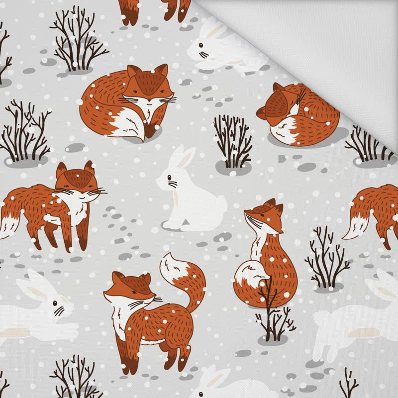 FOXES AND HARES - Waterproof woven fabric