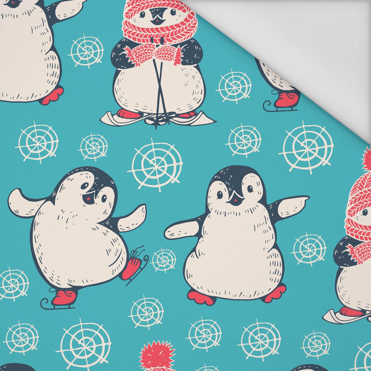 WINTER PENGUINS - Waterproof woven fabric