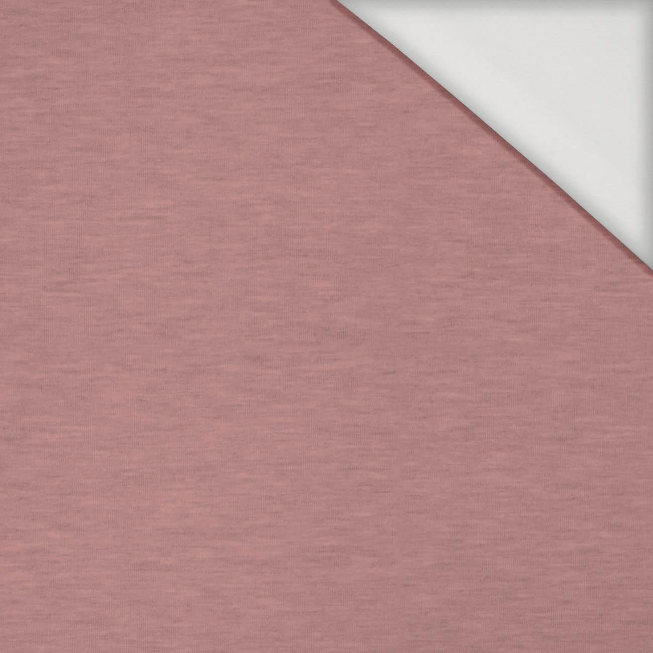 MELANGE ROSE QUARTZ - Viscose jersey