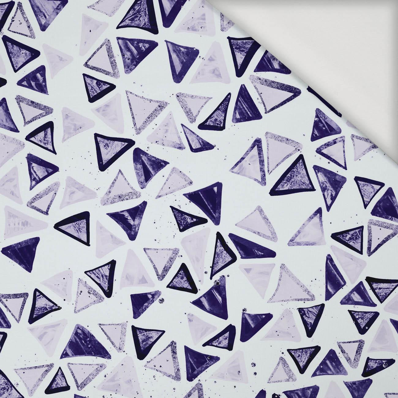 TROPICAL TRIANGLES no. 2 (Very Peri) - Viscose jersey