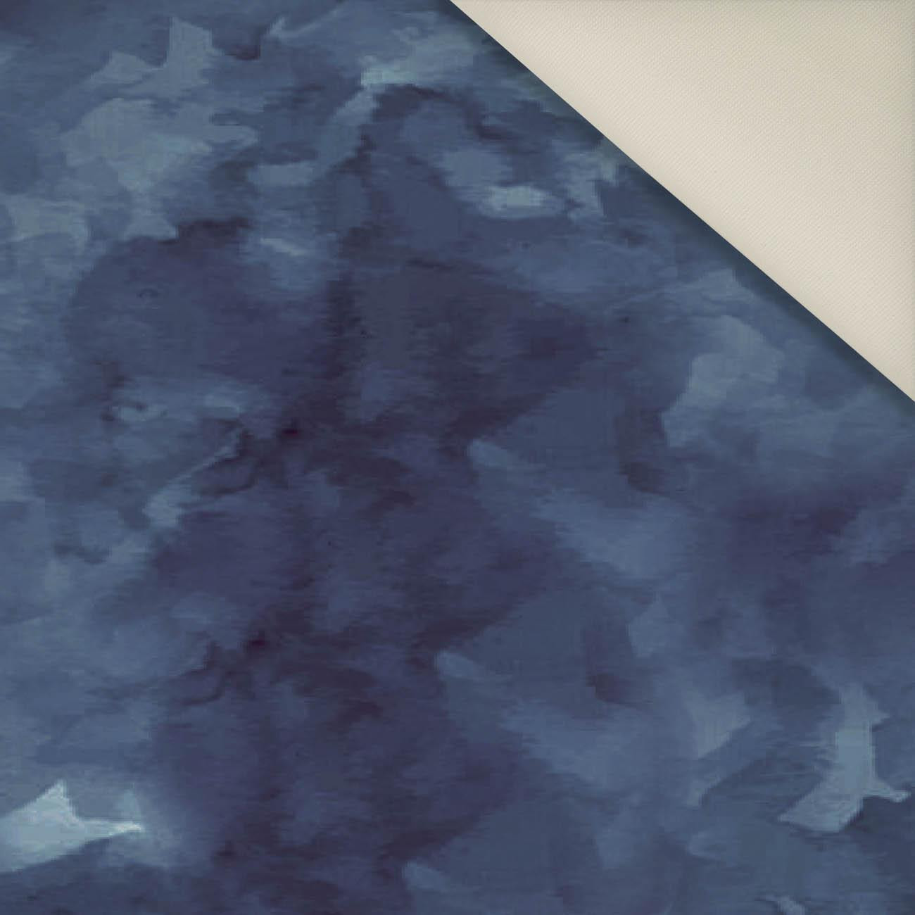 CAMOUFLAGE pat. 2 / dark blue- Upholstery velour 