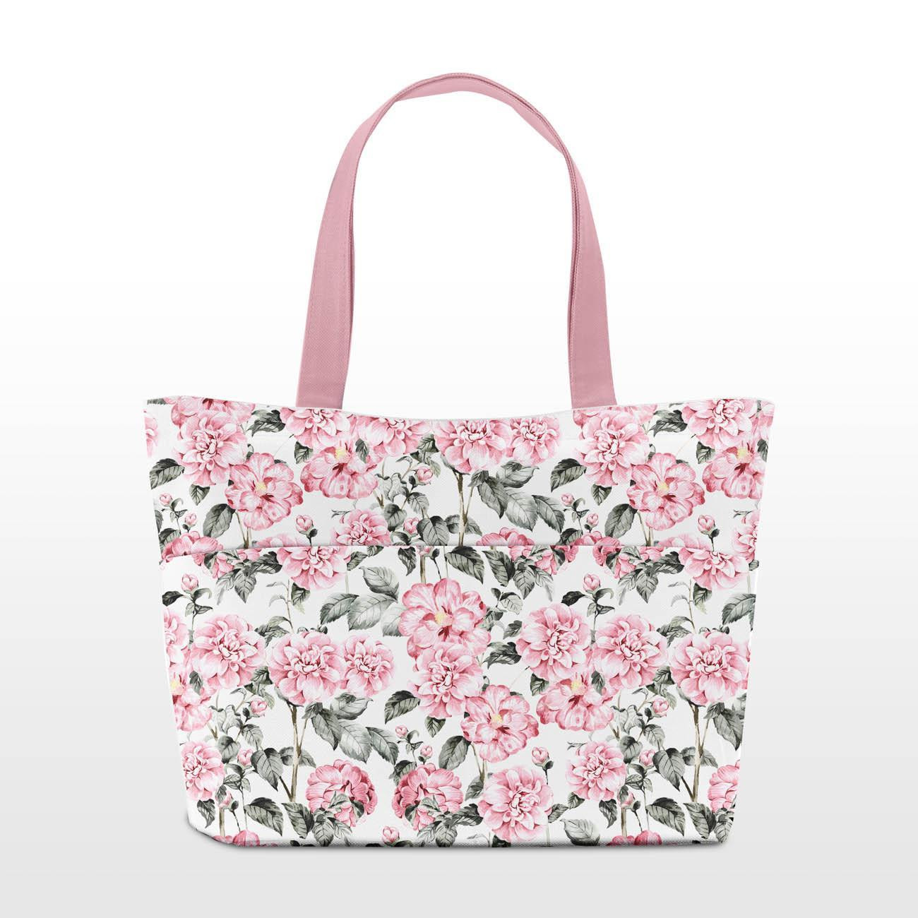 PINK PEONIES pat. 3 - Cotton muslin