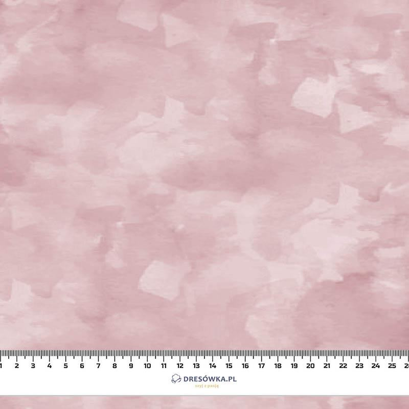 CAMOUFLAGE pat. 2 / rose quartz - brushed knit fabric with teddy / alpine fleece