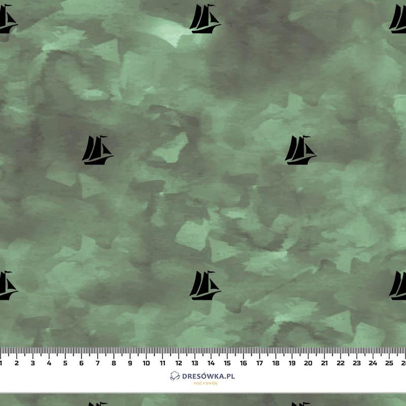 SAILING SHIPS (minimal) / CAMOUFLAGE pat. 2 (olive)