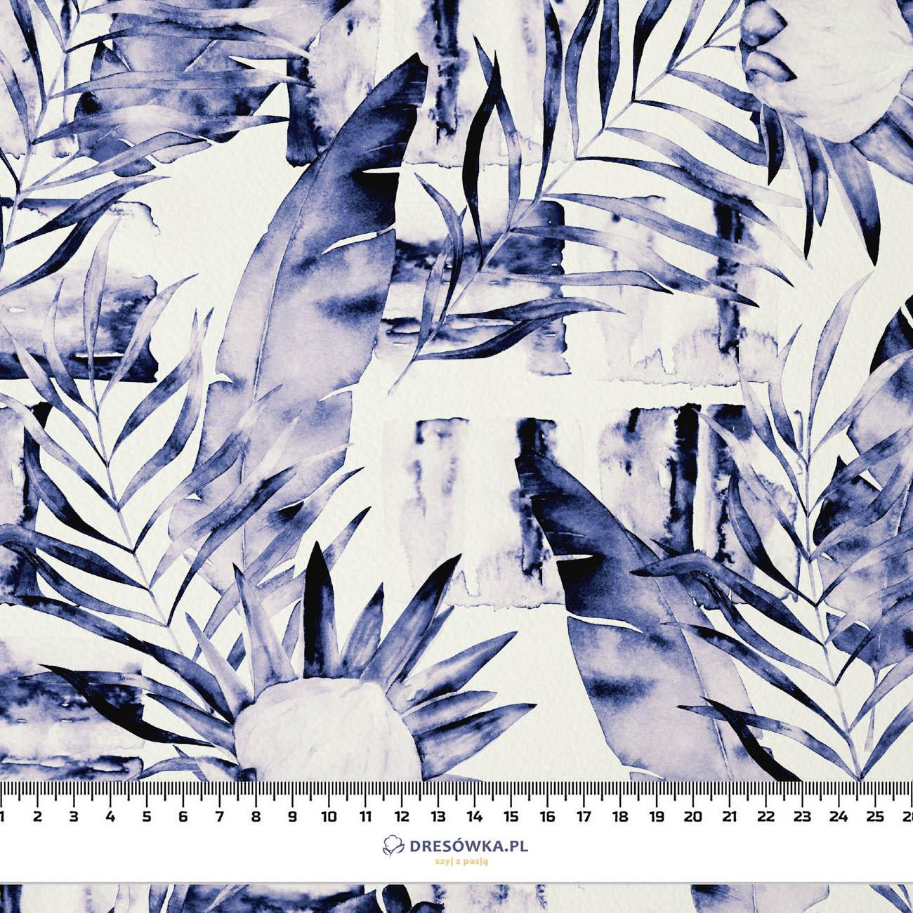 WATERCOLOR LEAVES 2.0 (Very Peri) - lycra 300g