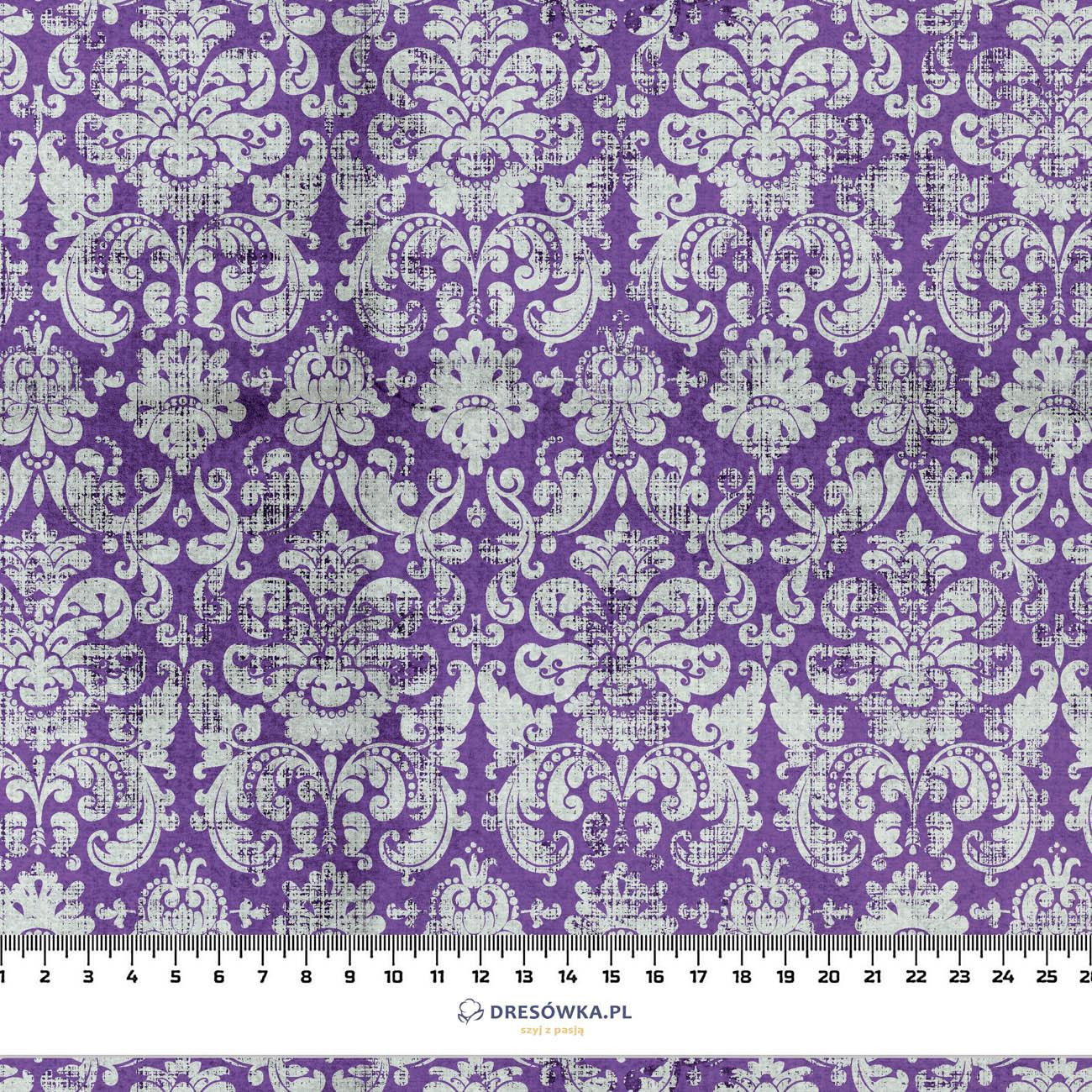 MAGIC DAMASCO pat. 4 (MAGIC SCHOOL) (Very Peri) - Waterproof woven fabric