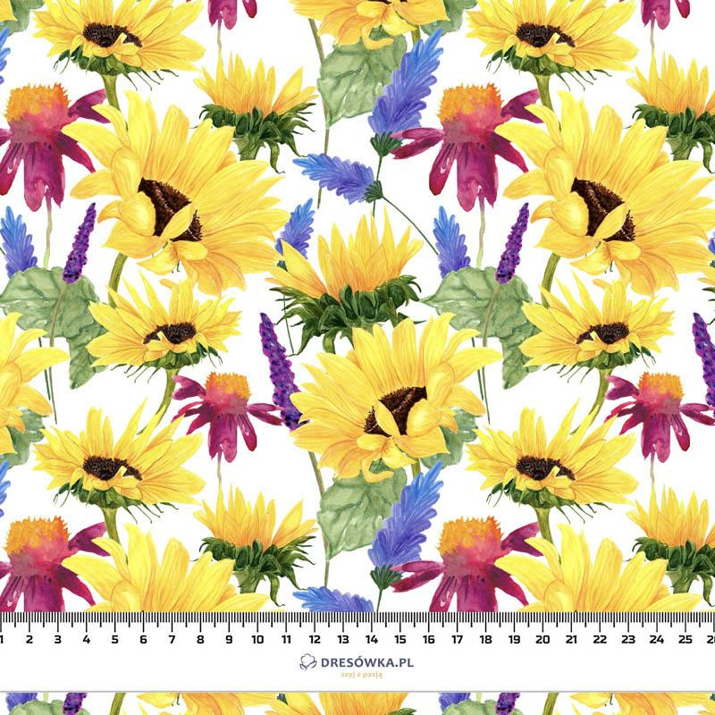 SUNFLOWERS pat. 4 (BLOOMING MEADOW) - softshell