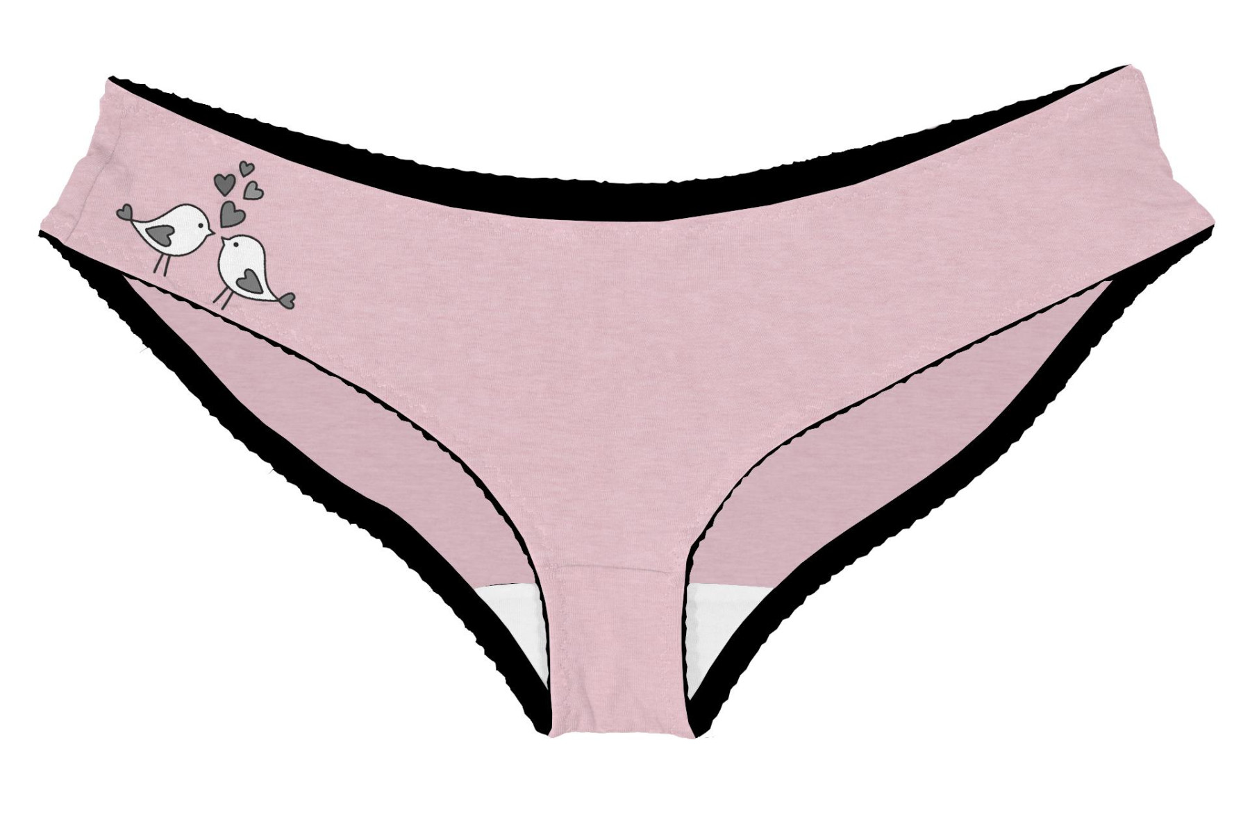 Happy Valentine's Day Romantic Hearts Womens Thong Underwear