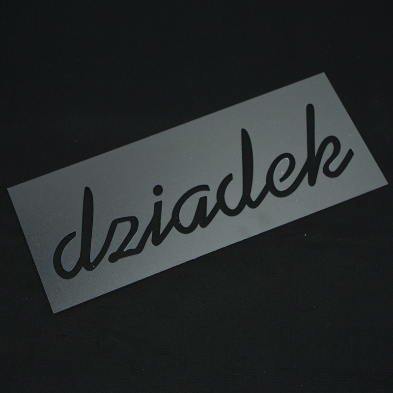 DZIADEK / lower case letters - Stencil