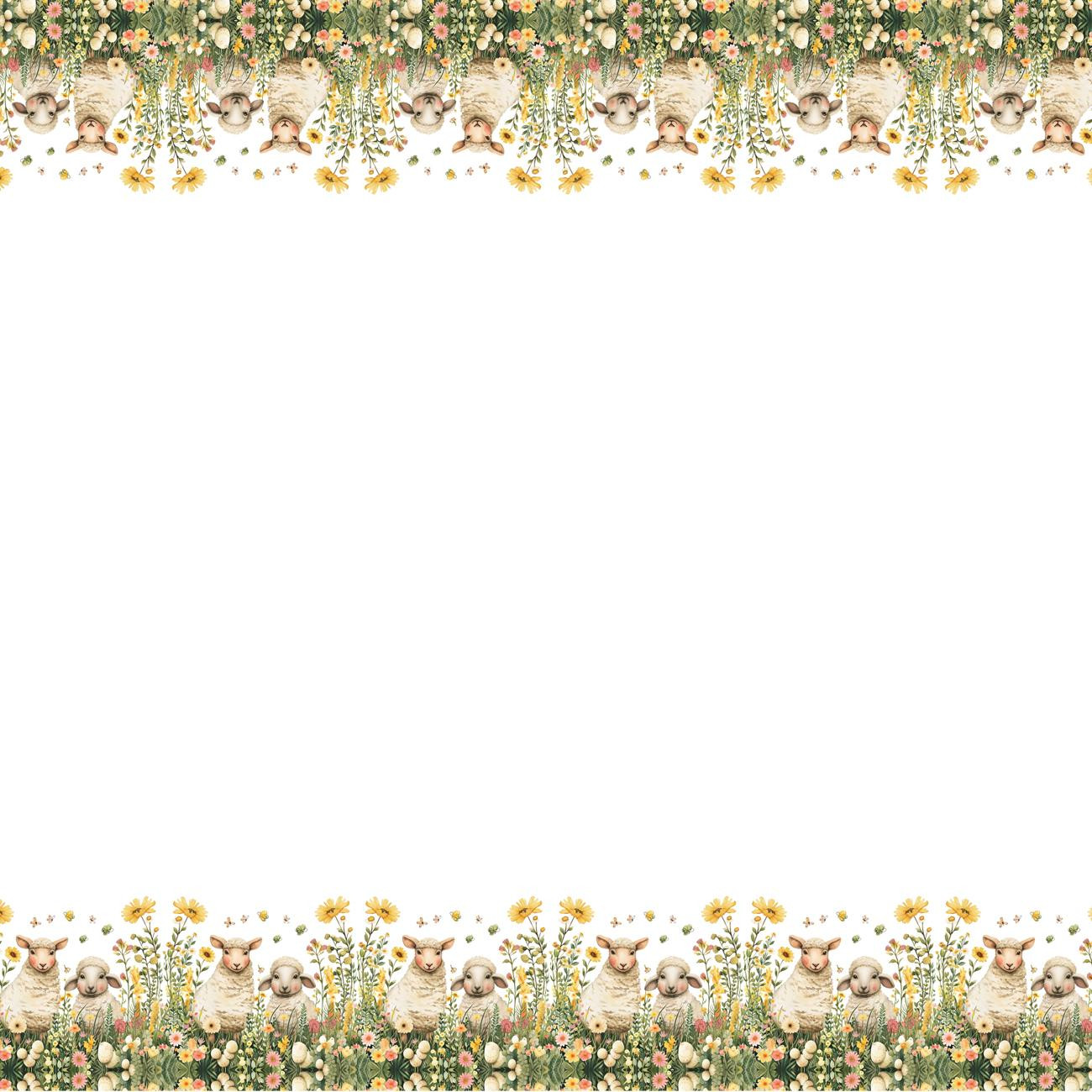 EASTER PAT. 2 - Woven Fabric for tablecloths