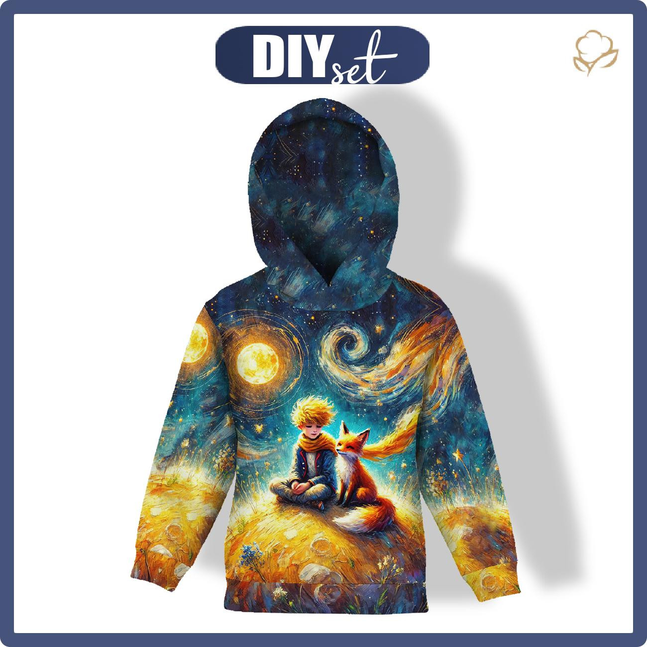 KID'S HOODIE (ALEX) - FAIRY WORLD PAT.16 - sewing set