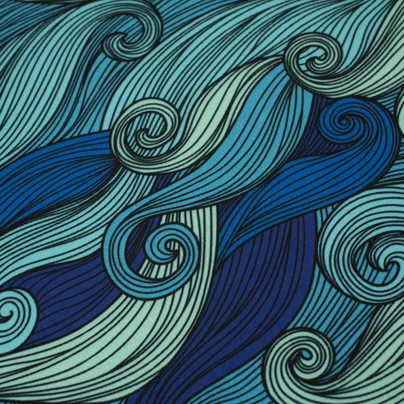 WAVES - quick-drying woven fabric