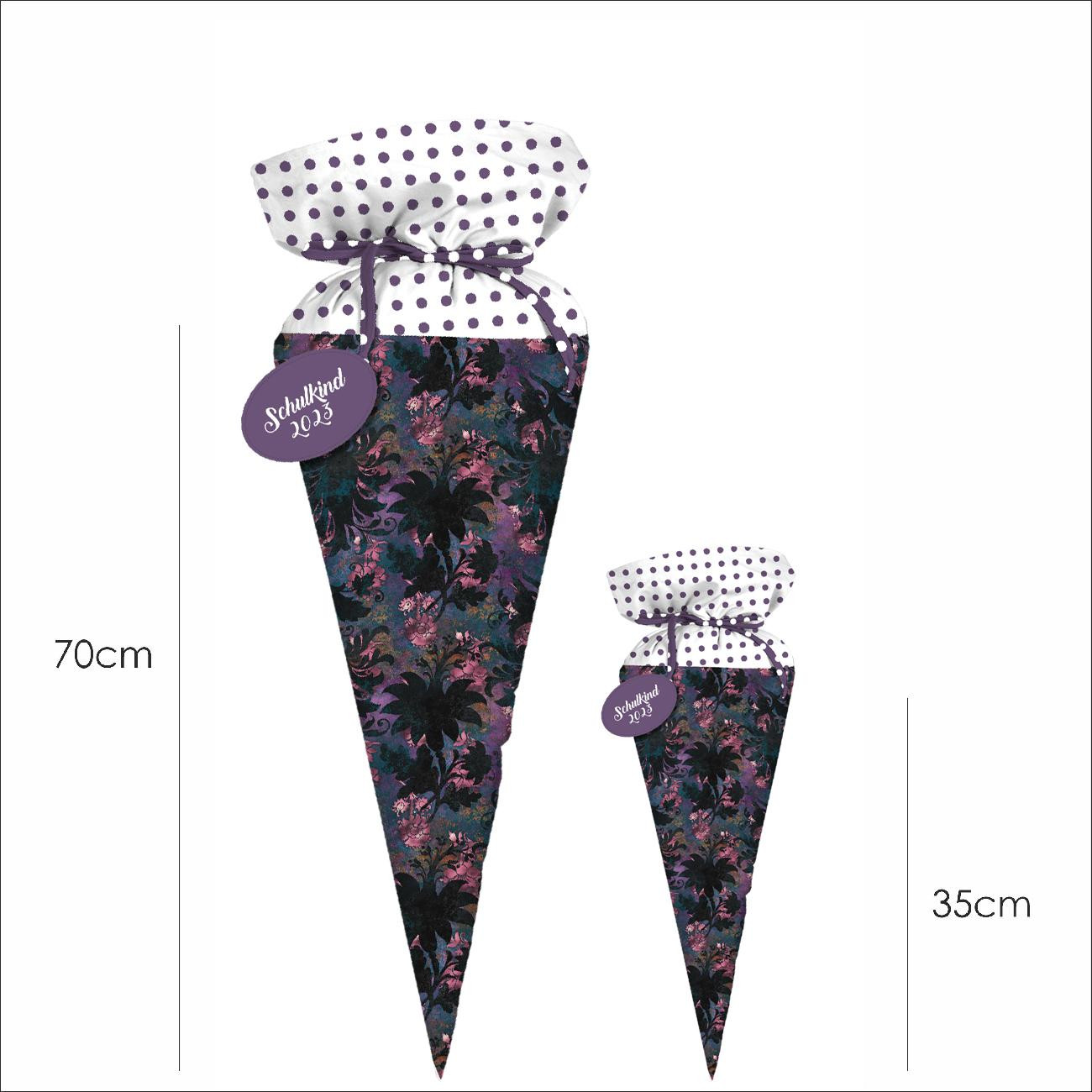First Grade Candy Cone - FLORAL  pat. 7 - sewing set