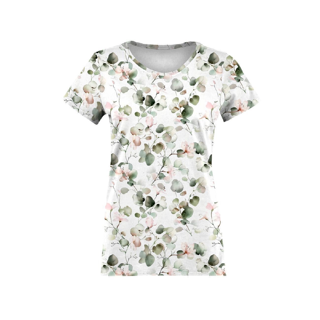 FLOWERS wz.17 - viscose woven fabric