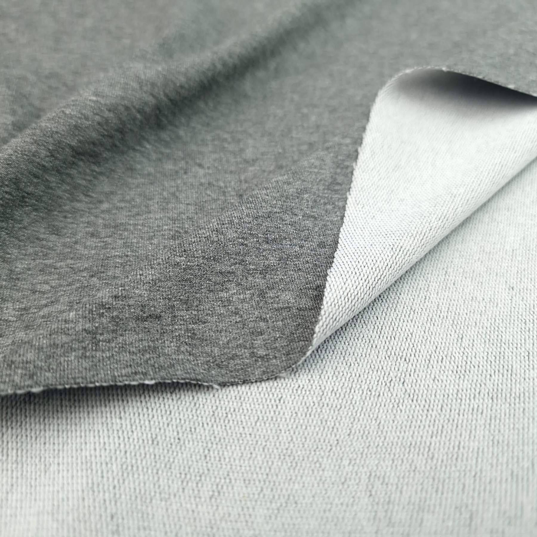 Viscose French Terry - MELANGE GRAPHITE (D-08) 